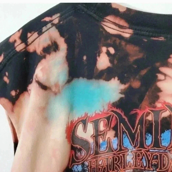 HARLEY Davidson reverse tiedye tank. Size 2x. Unisex - Picture 4 of 9